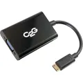 C2G HDMI Mini to VGA and Audio Adapter Converter Dongle (Mini HDMI, VGA, 20 cm) (80504)