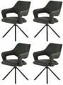 Jockenhöfer Gruppe Esszimmerstuhl Lambert (Set, 4 St), 4-Fuss-Stuhl, Drehfunktion (360), Lederoptik, bis 150 kg belastbar