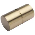 LIEDECO Endstück, Zylinder, 20 mm, Edelstahl - silberfarben