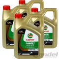4x 4L CASTROL POWER ULTIMATE 10W50 4T  MOTORRAD ÖL passend für API SN JASO MA2