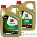 2x 4L CASTROL POWER ULTIMATE 10W50 4T  MOTORRAD ÖL passend für API SN JASO MA2