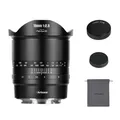 7artisans 10 mm F2.8 II Vollformat-Ultraweitwinkel-Fischaugenobjektiv 185° Manueller Fokus für Spiegellose Canon RF-Mount-Kameras EOS R/R3/RP/R5/R6