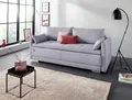 OTTO home Schlafsofa Berlin, B: 218 cm, Liegel. 160x198 cm, Bettfunktion, Bettkasten & 2 Zierkissen, Dauerschlafsofa mit Boxspring