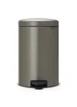 114045 Treteimer mit Inneneimer aus Kunststoff, stahl, Platinum, 20 Liter