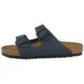 Birkenstock Arizona Birko-Flor normal Unisex Erwachsene Sandale Sandaletten, Sommerschuhe, Badeschuhe, Riemchen, Schlappen blau 43 EU