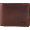 Greenland Nature Rubin Geldbörse Leder 11,5 cm - Braun