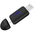 CarMe Mini 2-in-1 Car Adapter, Wireless CarPlay Adapter, Wireless Android Auto Adapter, Kabelloses CarPlay & Android Auto, Schwarz
