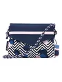 Satch Clutch "Stoney Mony" in Schwarz/ Weiß/ Bunt - (B)18 x (H)14 x (T)4 cm, Weiß/schwarz, Damen