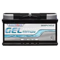 Electronicx GEL Versorgungsbatterie 12V 120Ah / 120 Ah 12 Volt – Deep Cycle Gel Edition Batterie wartungsfrei & versiegelt – 353×175×190 mm – Wohnmobil, Wohnwagen, Boot, Yacht und Camping - Freizeit