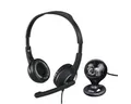 Hama Headset & Webcam Set – Perfekt für Büro, Home-Office & Videoanrufe PC-Headset