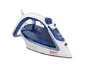 Tefal Easygliss Dampfbügeleisen, 2500 Watt, Dampfstoß 220 g/Min., Tankfüllmenge 270 ml, Durilium Airglide Bügelsohle, schnelle Aufheizzeit, XL Nachfüllöffnung des Wassertanks, blau/weiß, FV5736