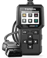 TOPDON AL400 OBD2 Diagnosegerät, 10 OBD2 Modi, One Touch I/M Bereitschaftstaste, 2,4 Zoll TFT Farbbildschirm, für EU Autos ab Baujahr 2000, lebenslange Updates