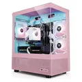 kiebel.de Gaming PC Zindarella V AMD Ryzen 7 5700X, 32GB DDR4, NVIDIA RTX 5050 8 GB, 1TB SSD, WLAN, Windows 11, Gaming PC - Rosa/Weiß/Türkis/Schwarz