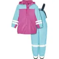 Playshoes Regenoverall Regen-Anzug mit Fleece-Futter blau 116