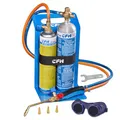 CFH Schweiß-Fix SF 3100 - Tragbares Autogen-Schweißgerät und Hartlötgerät zum Autogenschweißen und Hartlöten, Komplettset mit Tragegestell, Sauerstoff, Spezial-Gas, Schweißschutzbrille und vier Düsen