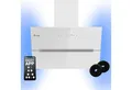 KKT KOLBE Wandhaube Dunstabzugshaube 60cm ECCO6005WM RGBW Ambientebeleuchtung Dunstabzugshaube 60cm ECCO6005WM RGBW Ambientebeleuchtung, Kopffrei / 60cm / Smarte WiFi-App / Weiß / Glas / Schräghaube