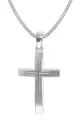 trendor Herren-Halskette mit Kreuz 925 Silber 31x19 mm 35850