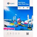G&G Fotopapier 20 Blatt 21,6 x 27,9 cm hochglänzend 180g