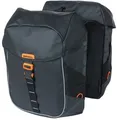 Doppelpacktasche Basil Miles Tarpaulin 34 Liter 34 x 16 x 43 cm - Schwarz/Orange