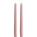 Uyuni LED Tafelkerze 25cm Rose Powder 2 Stück