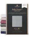Formesse – Bella Donna Premium. Luxus Jersey Spannbettlaken 90x190-100x220cm - bis 30cm Höhe - Baumwollzwirn,3% Elastan, Aloe Vera, Arganöl, merzerisiert/Spannbetttuch aus Deutschland in Grau