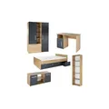 Jugendzimmer 6er-Set  Alessio , mehrfarbig , Maße (cm): B: 717 H: 602