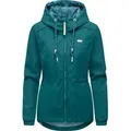 Ragwear Funktionsjacke Dankka Funktionelle Übergangsjacke mit Taillenzugkordel grün S (36)