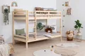 OTTO home Etagenbett René, Hochbett, Stockbett 2 Farben, Schubkasten optional (90x200cm), FSC® zertifiziertes Massivholz, mit Trittleiter + Rundum-Absturzschutz