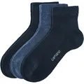 Camano Kinder Socken Ca-Soft Shorty 9er Pack, Größe:31-34;Farbe:Navy/Jeans/Navy (4)