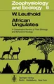 African Ungulates Walter Leuthold