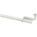 GARDINIA Vitragestange "Zylinder", Länge 600 mm, Ø 9 mm, Metall - weiss