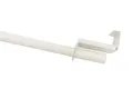 Gardinia Spannvitrage Ø 9 mm, Metall, ausziehbar 60-90 cm, weiß