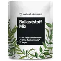 natural elements Ballaststoff Mix – 600g – 9 natürliche Quellen – mit Inulin und Akazienfaser – vegan, ohne Zuckerzusatz (enthält von Natur aus Zucker) – in Deutschland produziert & laborgeprüft