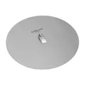 Grillrost.com Das Original Blind Slice – Edelstahlplatte für Pizza Blind Bake - Flacher Pizzaboden, hoher Rand – ideal für süße Beläge