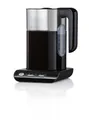 Bosch Hausgeräte TWK8613 Wasserkocher Styline (Kunststoff mit Edelstahlapplikationen, 1.5 L, 2000-2400 Watt max) schwarz/silber
