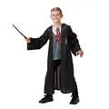 Rubie's Official Harry Potter Deluxe Gryffindor Robe, Kostüm, inklusive Zauberstab und Brille, Kindergröße, Alter 9-10 Jahre