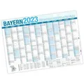 itenga Wandkalender Jahresplaner Bayern 2025 Wandkalender DIN A0 (118,9 x 84,1 cm), 250 g