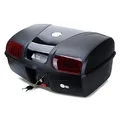 Bagtecs Topcase für Honda Forza 300 / 250 / 125 MV47 - Motorradkoffer - 47 Liter - Universal-Montage - Schwarz