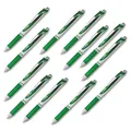 12x PENTEL Gelschreiber Grün EnerGel BL77 Tintenroller Gelstift Stärke Mittel