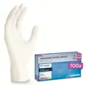 ARNOMED CLASSIC NITRIL WHITE Nitrilhandschuhe weiß puderfrei, VE 100 Stück XS