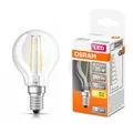 Osram LED Filament P45 Tropfen 2,5W = 25W E14 klar 250lm Kugel warmweiß 2700K