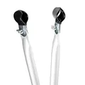 1 STÜCK - Aluminium Zeltstange - mit 2X Klemmen - teleskopierbar 110-200 cm - Ø22/19mm - 2 Teile Verandastange leicht stabil Ersatz Gestänge Zelt Vorzelt Teleskopstange Dachauflagestange Camping