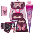 OXYBAG Schulranzen 1.Klasse Mädchen in unterschiedlichen Sets (6-tlg)