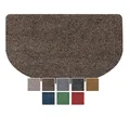 ANRO Fußmatte Schmutzfangmatte Türmatte rutschfest Fußabstreifer abwaschbar robust für Eingang, Haustür, Flur innen & außen Poet Küche, 75 x 45 cm (Halbrund)