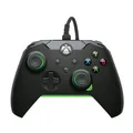 PDP WIRED CONTROLLER  -  BLACK - NEON (GREEN) - XBOX ONE - Neu & OVP
