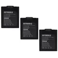 EXTENSILO 3x Akku kompatibel mit Leica V-Lux 1 Kamera (750 mAh, 7,2 V, Li-Ion)