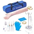 VEVOR Phlebotomie-Kit, IV _bungsarm _bungssätze, Phlebotomie-Arm-Praxis-Kit 560 x 130 x 70 mm, Trainingsarm für Intravenöse Injektion Inkl. IV-Stä