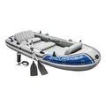 Intex 68325 Schlauchboot Excursion 366x168x43 cm Angelboot inkl.Paddel + Pumpe