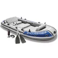 Intex Schlauchboot Set mit Ruder Pumpe Paddelboot Ruderboot Angelboot Boot