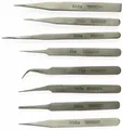 Edelstahl Präzisions-Pinzettenset, 8 teilig